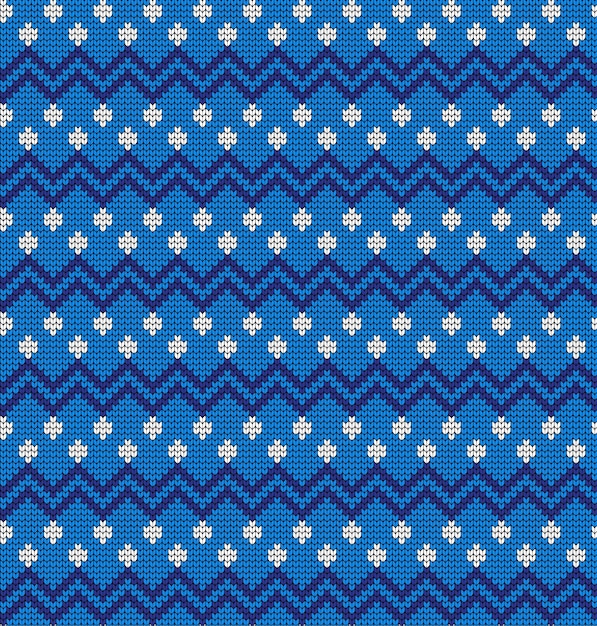 Knitted texture seamless pattern vector seamless background for banner website postcard wallpaper clothing and design festive sweater design seamless knitted pattern