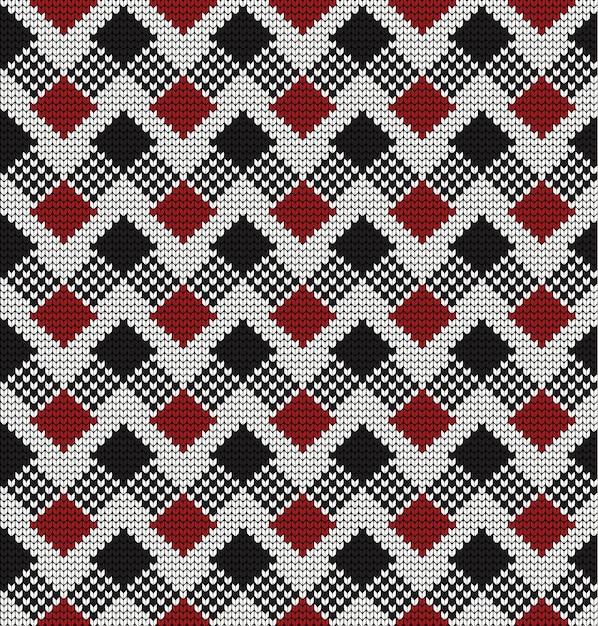 Knitted texture seamless pattern Vector seamless background for banner website postcard wallpaper clothing and design Festive Sweater Design Seamless Knitted Pattern