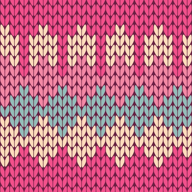 Knitting vector pattern colorful texture seamless pattern vector seamless background