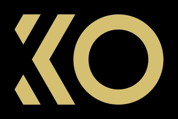 Vector ko luxe logo vector