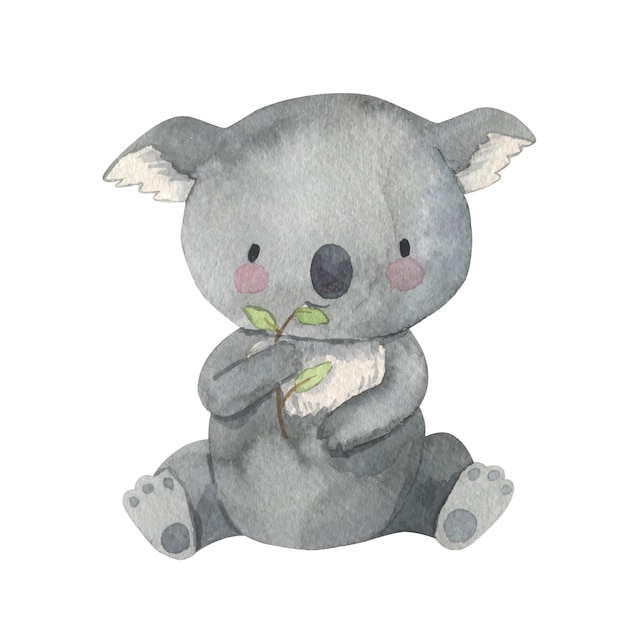 Koala aquarel illustratie voor kinderen