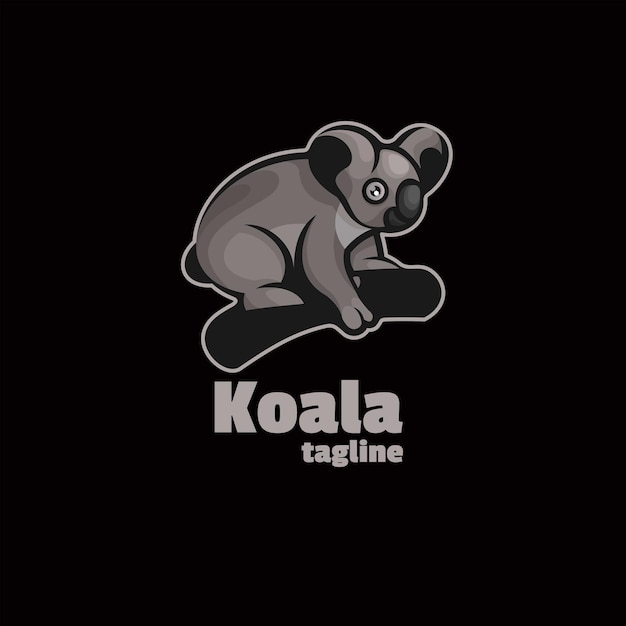 koala cartoon logo