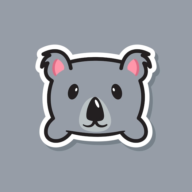 Koala character Cartoon vector illustration isolated on premium vector