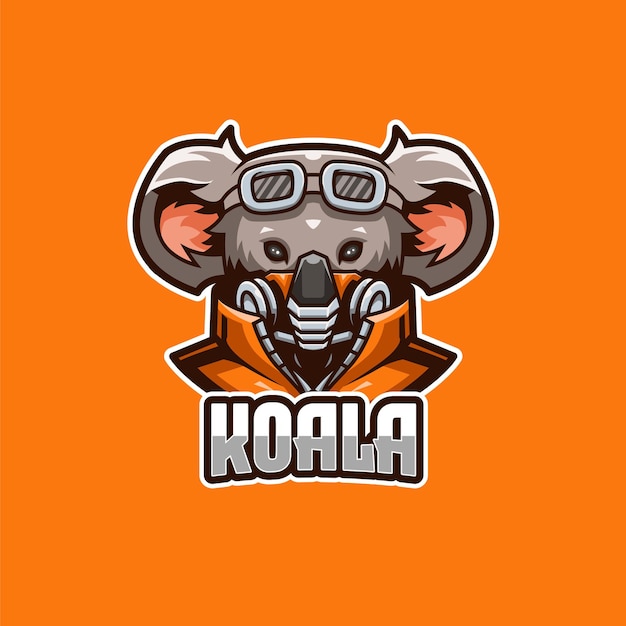 Koala E-sport Logo sjabloon