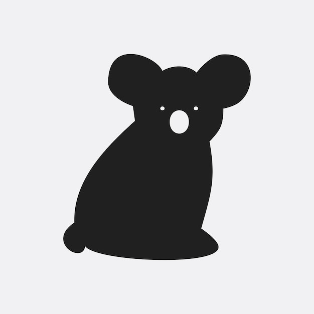 Koala icon illustration