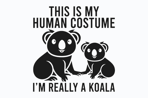 koala's Vector T-shirt Design