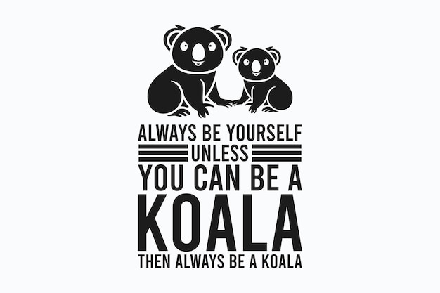 Vector koalas vector t-shirt design