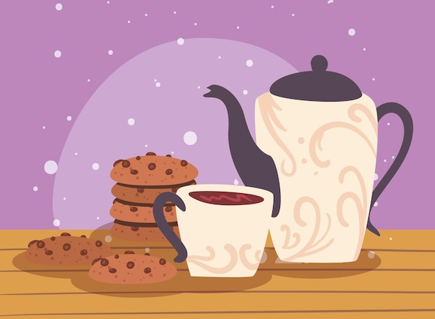 Koekjes en koffie.