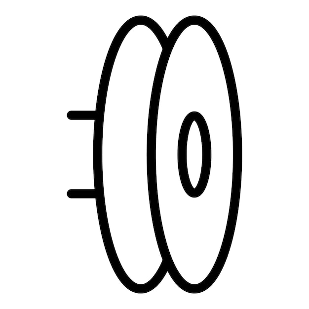 Koelkast apparaatpictogram Overzicht koelkast apparaat vector pictogram voor webdesign geïsoleerd op een witte achtergrond