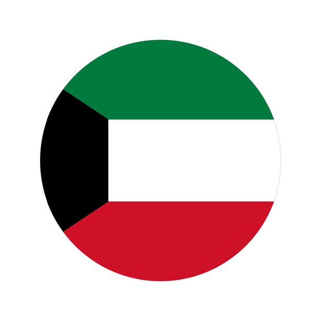 Vector koeweitse vlag eenvoudige illustratie voor onafhankelijkheidsdag of verkiezing