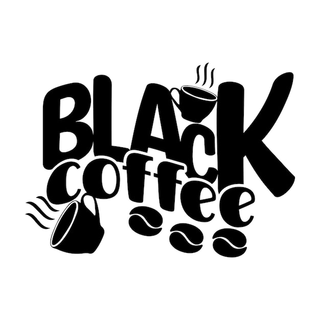 Koffie citaten vector typografie, koffie citaten SVG gesneden bestanden bundel,