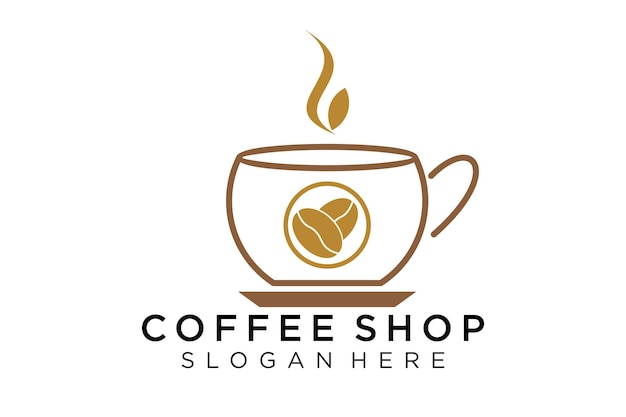 Koffie, Coffee Shop, Caffe Logo Design Inspiration Vector