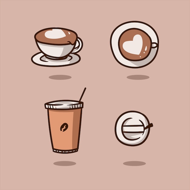 Vector koffie illustratie