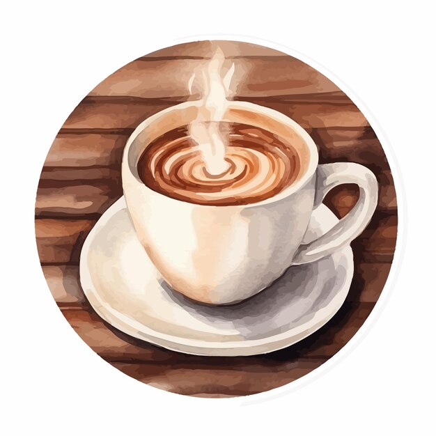 koffie illustratie