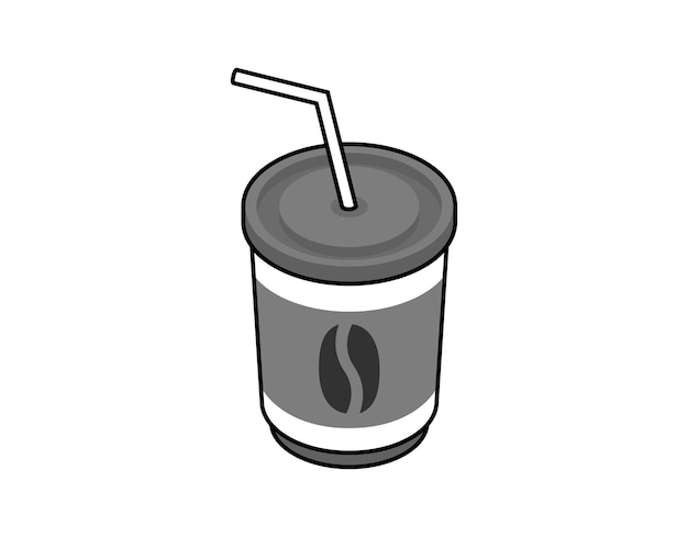 Koffie isometrisch ontwerp pictogram Vector web illustratie 3d kleurrijke concept