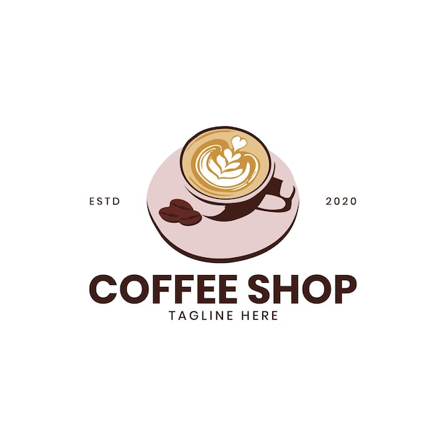 Koffie Logo Illustratie