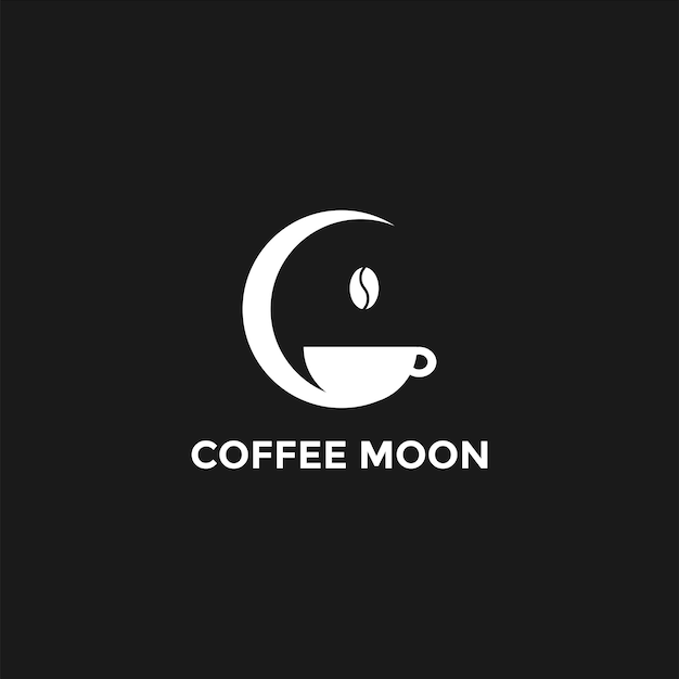 Koffie Logo Ontwerp Illustratie eenvoudig