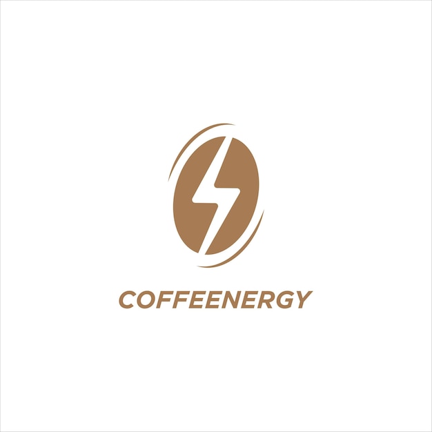 Koffie logo ontwerp illustratie eenvoudig