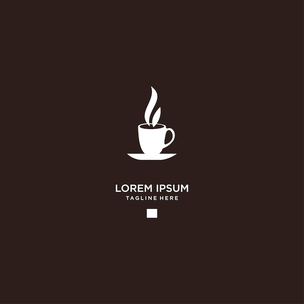 Koffie logo pictogram ontwerp sjabloon vectorillustratie