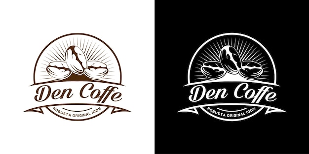 Koffie Logo Premium Vector