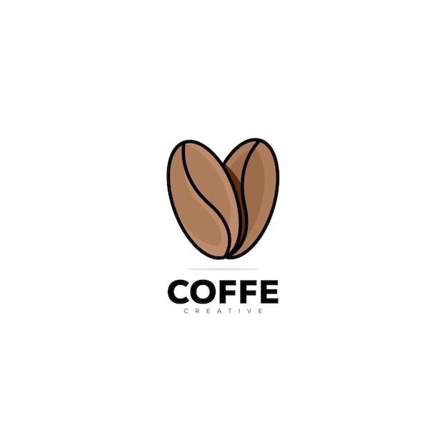 Koffie logo sjabloon ontwerp vector