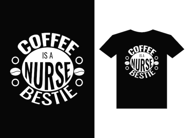 koffie motiverende tshirt ontwerp vector sjabloon