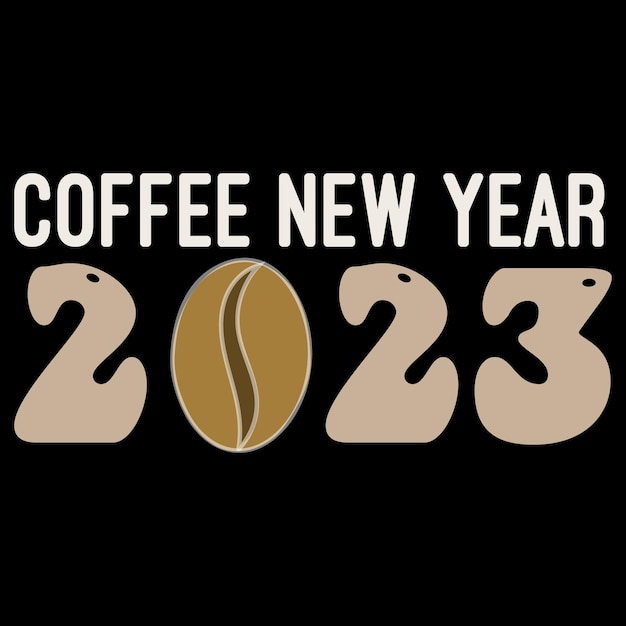 Koffie Nieuwjaar 2023 T-shirt