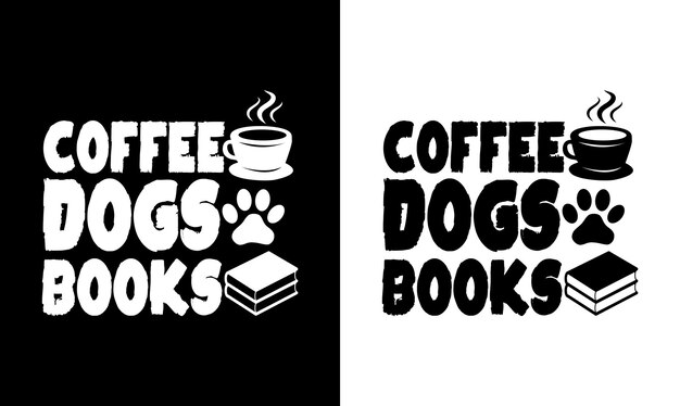 Koffie Quote T-shirtontwerp, typografie