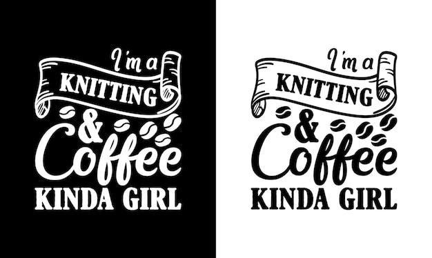 Koffie Quote T-shirtontwerp, typografie