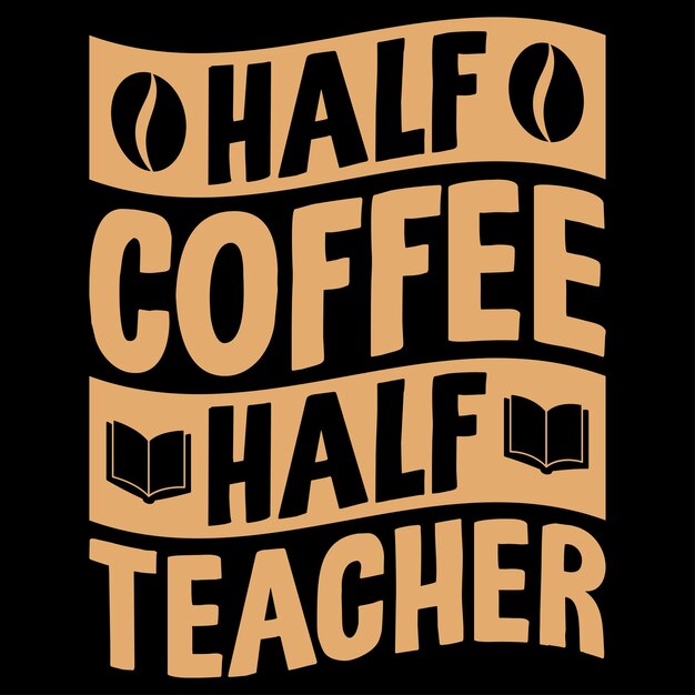 Koffie t-shirt design, koffie motiverende citaat, coffeeshop, koffieliefhebber, koffiekopje vector