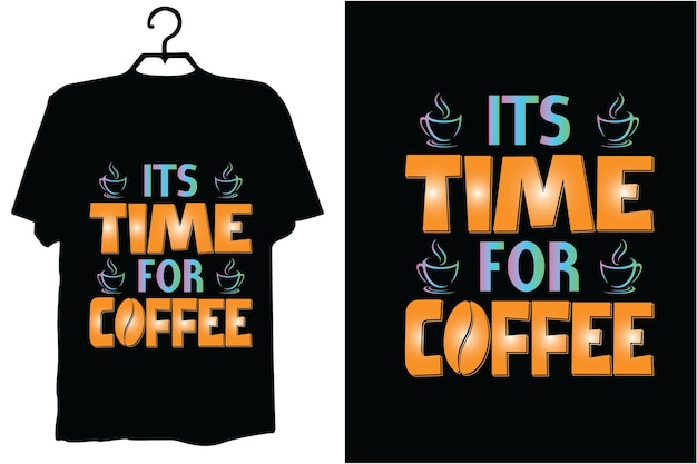 koffie t-shirt ontwerp vector