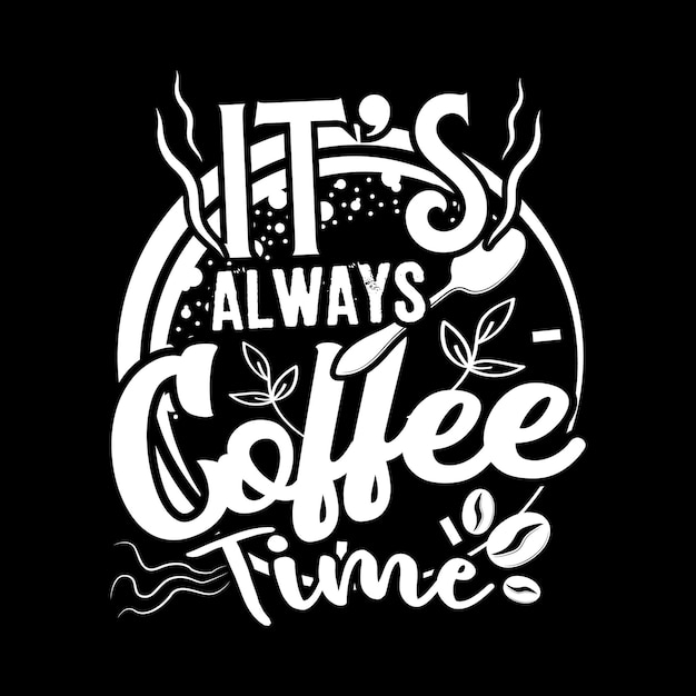 Koffie T-shirt Ontwerp