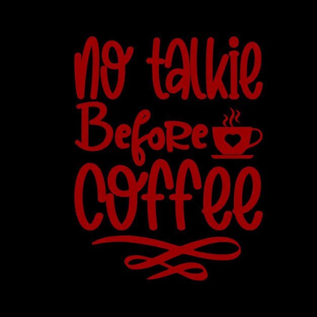 Koffie t-shirt ontwerp