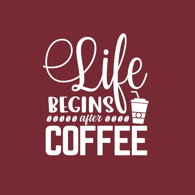 koffie tshirt ontwerp vintage typografie en koffie quote' Coffee quote