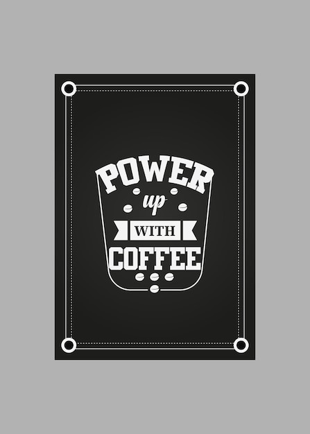 Koffie typografie t-shirt design. retro embleem, logo, badge, kalligrafie creatief tekstontwerp kopiëren