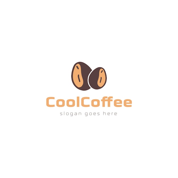 Koffie Vector Logo Ontwerp