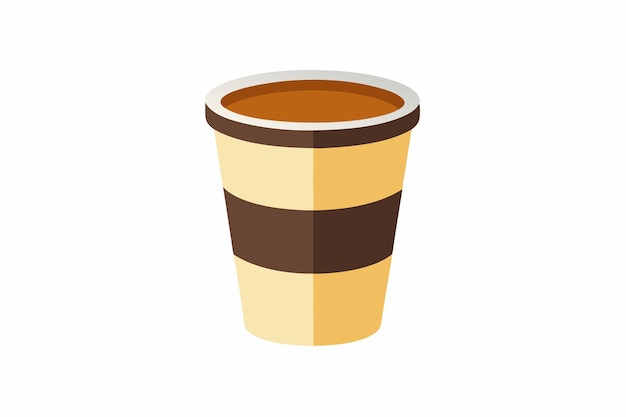 Koffie vector op witte achtergrond
