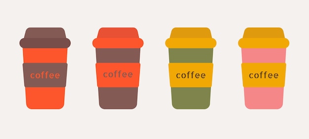 koffie, vectorillustratie