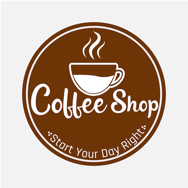 Koffie winkel logo