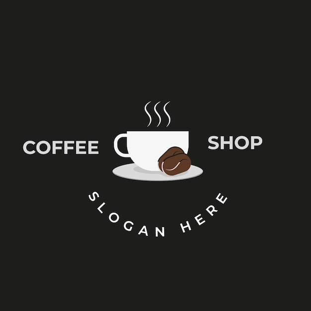 Koffie winkel merk logo