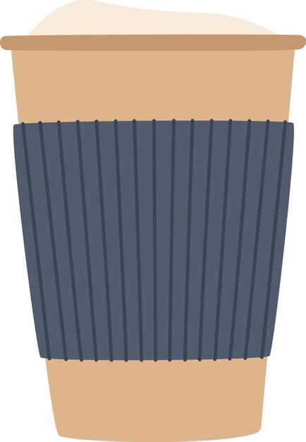 Vector koffiebeker van papier