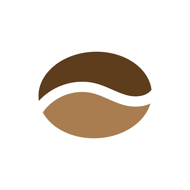 Koffieboon pictogram vector