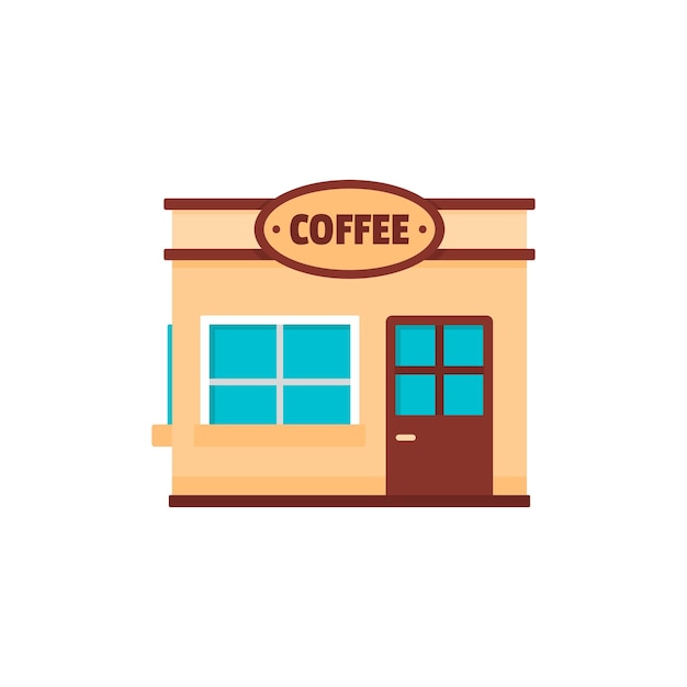 Koffiehandel pictogram Vlakke afbeelding van koffiehandel vectorpictogram voor web