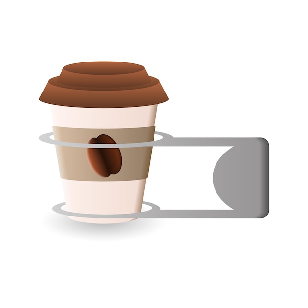 Koffiehouder pictogram 3d illustratie uit koffiecollectie Creatief koffiehouder 3d pictogram voor webdesign templates, infographics en meer