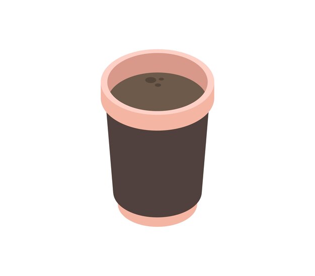Koffiekop isometrisch