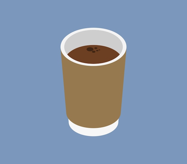 Koffiekop isometrisch