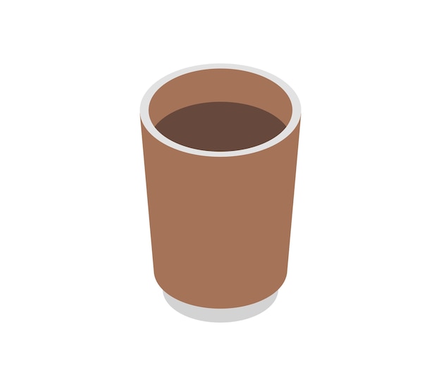 Koffiekop isometrisch