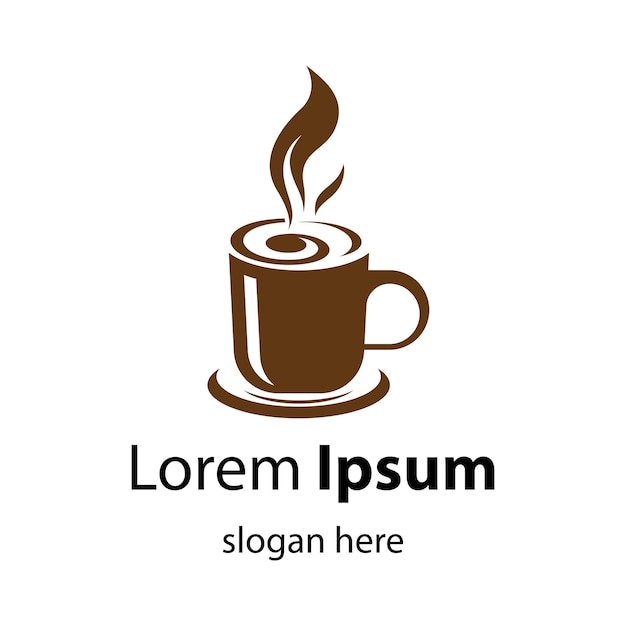 Koffiekopje logo afbeeldingen afbeelding ontwerp