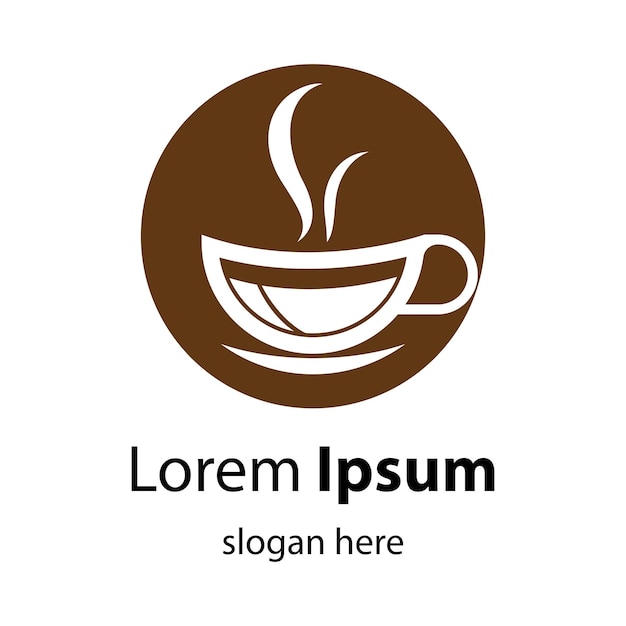 Koffiekopje logo afbeeldingen afbeelding ontwerp