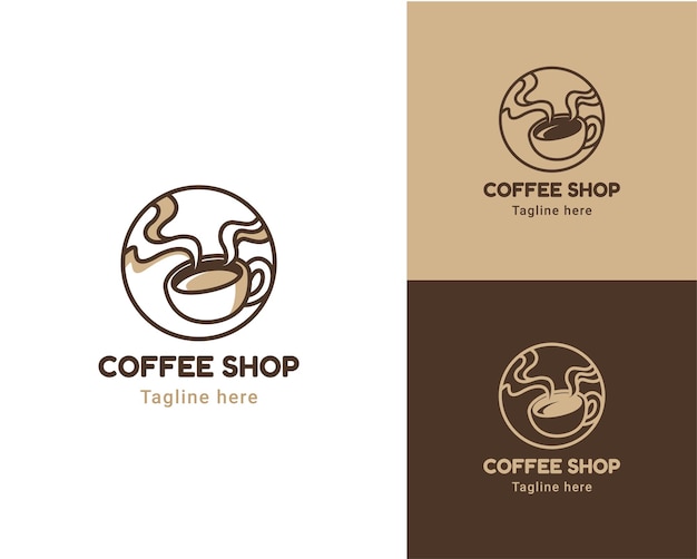 koffiekopje logo cirkel